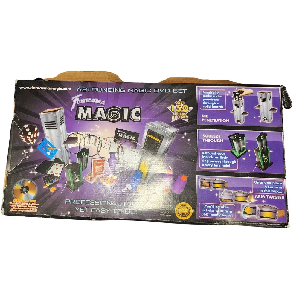 Fantasma Magic Astounding Magic DVD Set & Magic Kidz Labs Fun Science Products